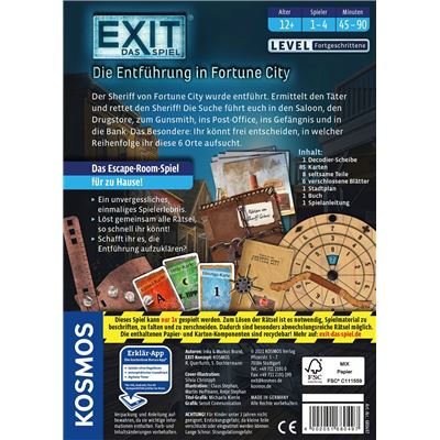 Kosmos 680497 - EXIT Das Spiel - Die Entführung in Fortune City