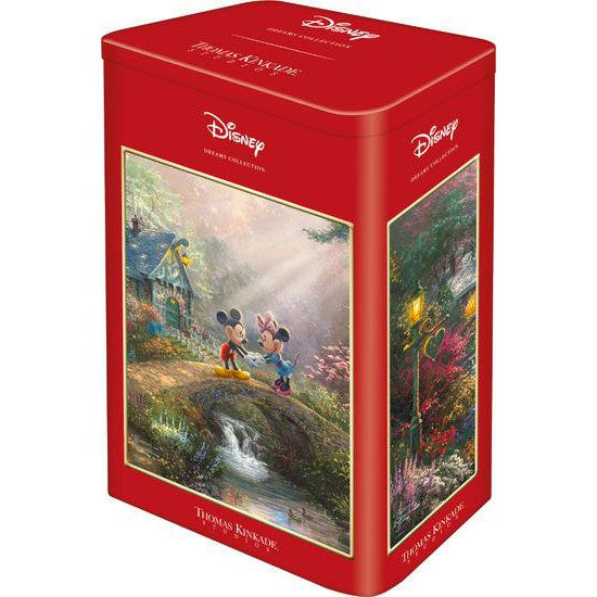 Thomas Kinkade - Disney, Mickey & Minnie - 500 Teile Puzzle in Nostalgiedose