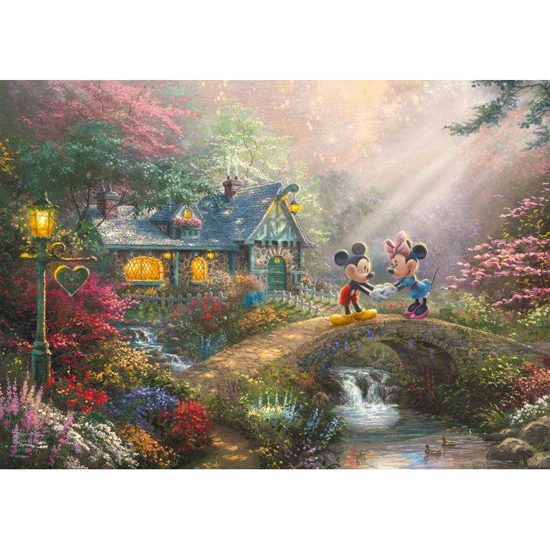 Thomas Kinkade - Disney, Mickey & Minnie - 500 Teile Puzzle in Nostalgiedose