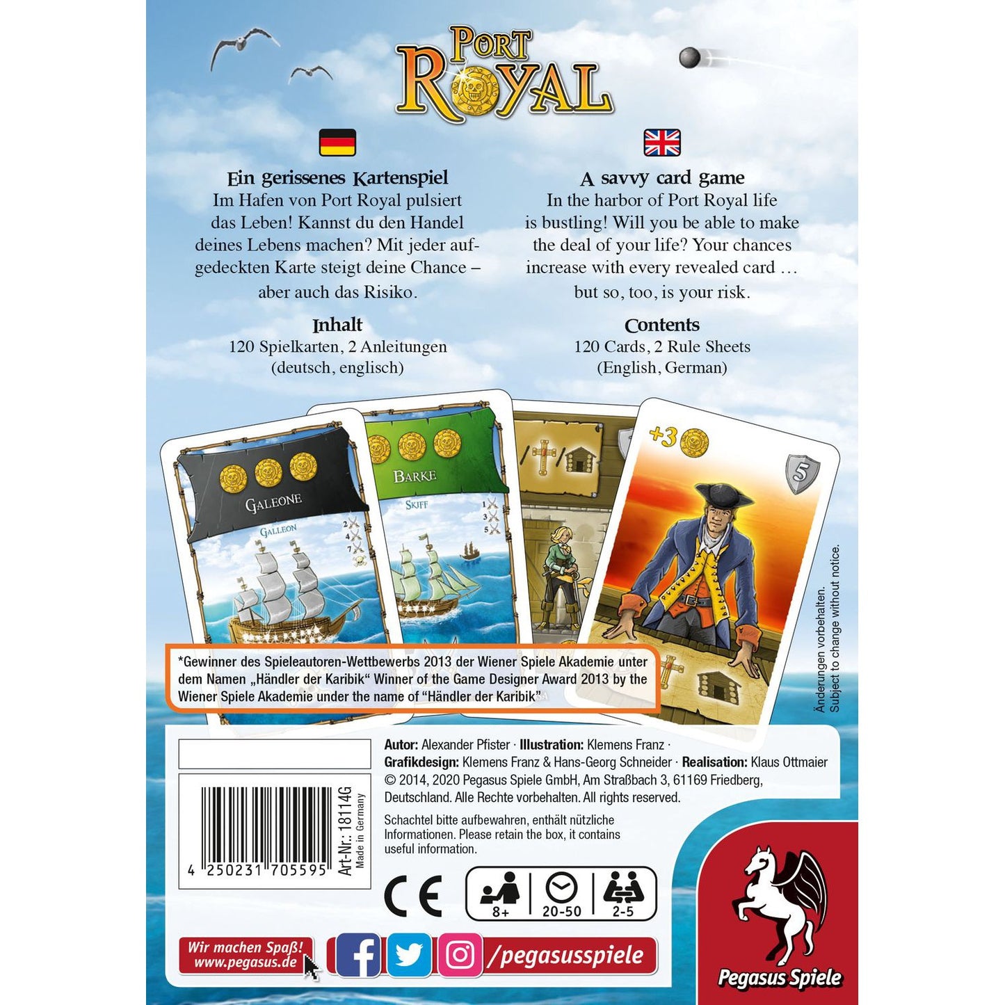 Pegasus Spiele 18114G - Port Royal