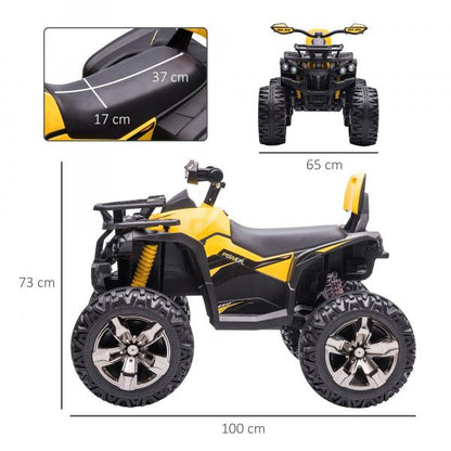 Elektro-Quad ATV Kinderwagen LED Frontlicht mit MP3 USB 2 x 550 Motoren Kinderfahrzeug