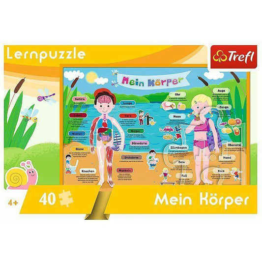 Lernpuzzle - Mein Körper 40 Teile - Deutsche Version