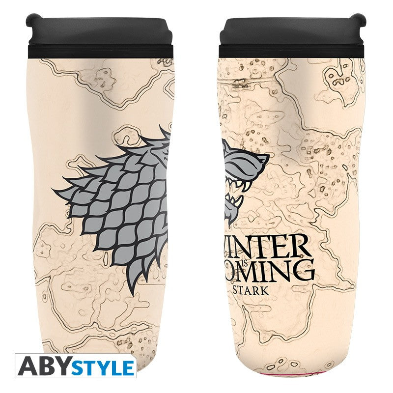 GAME OF THRONES - Tazza da viaggio "L'inverno sta arrivando"