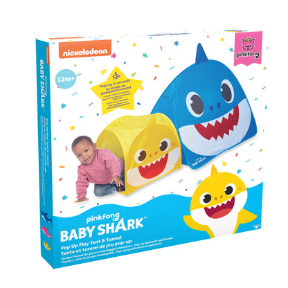 Baby Shark: Pop-up-Spielzelt und Tunnel