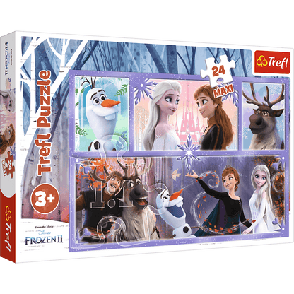 Frozen Welt der Magie - Maxi Puzzle 24 Teile