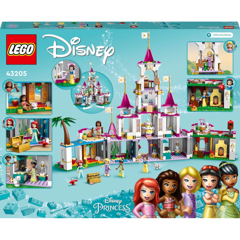 LEGO® 43205 - Disney™ Prinzessinen Ultimatives Abenteuerschloß (698 Teile)