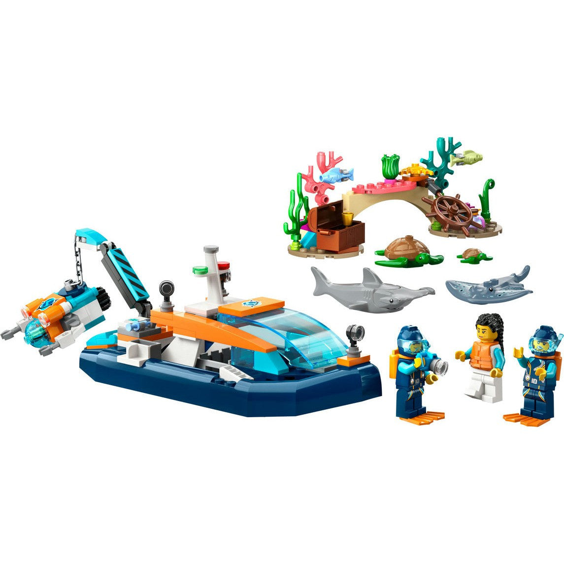 LEGO® 60377 - City Meeresforscher-Boot (182 Teile)