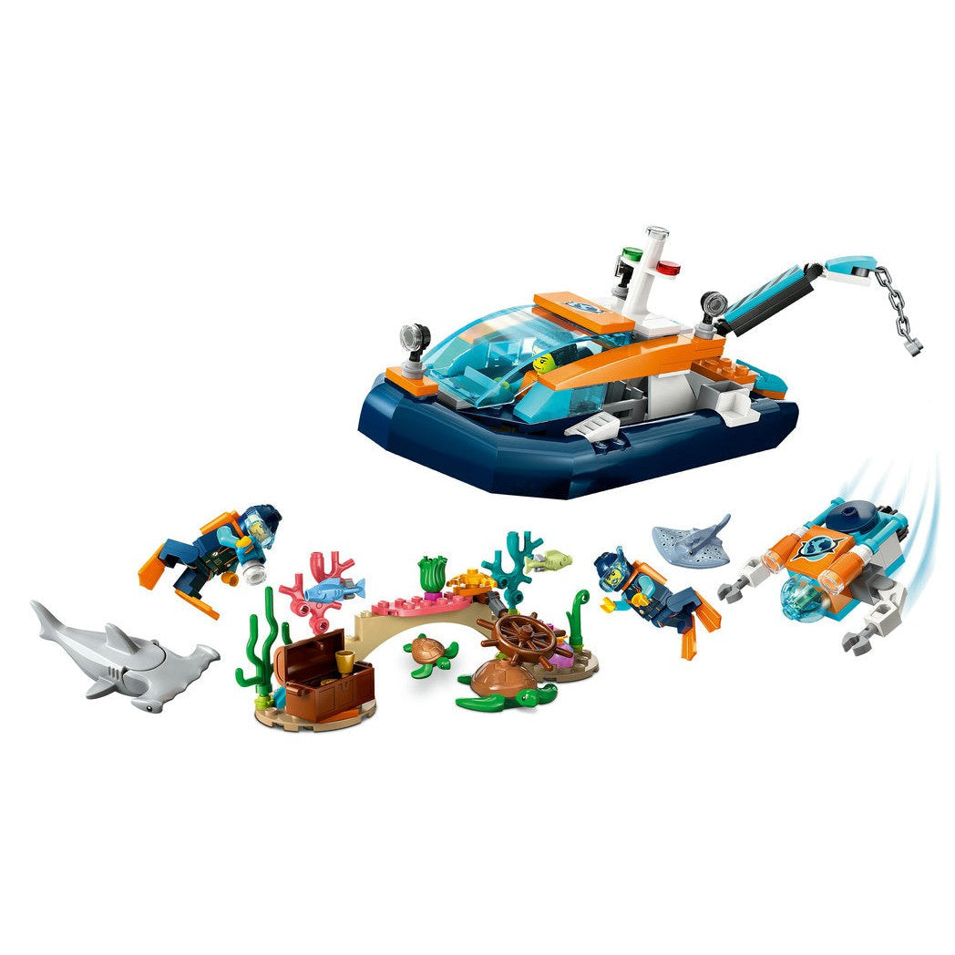 LEGO® 60377 - City Meeresforscher-Boot (182 Teile)