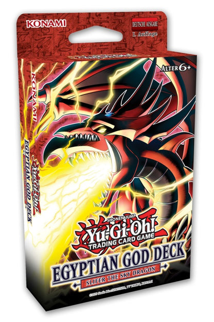 YuGiOh! Egyptian God Deck: Slifer the Sky Dragon - 8er Display