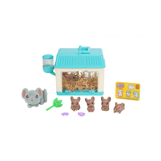 Little Live Pets – Mama Surprise Mini Maus-Spielset: Lil‘ Mouse