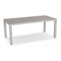 Table Houston 160x90cm argent/anthracite