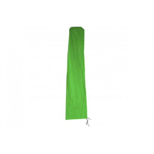Schutzhülle HWC für Ampelschirm bis 4 m, Abdeckhülle Cover mit Reißverschluss ~ grün