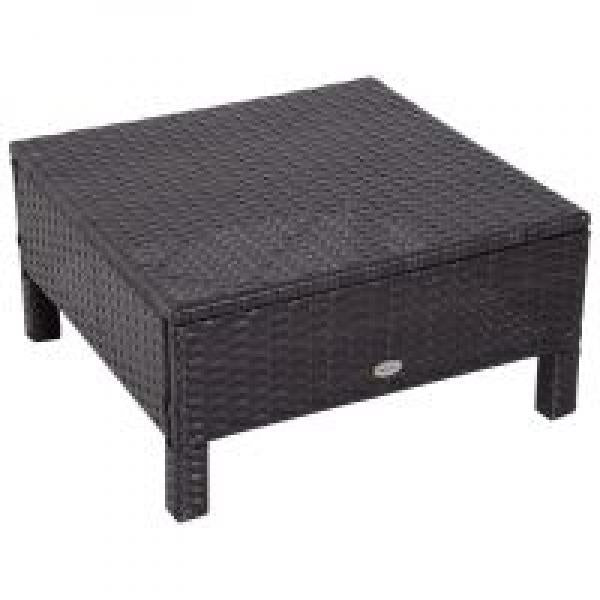 3-tlg. Gartensofa Lounge Gartenset Sitzgruppe Braun Polyrattan + Metall - Palo24
