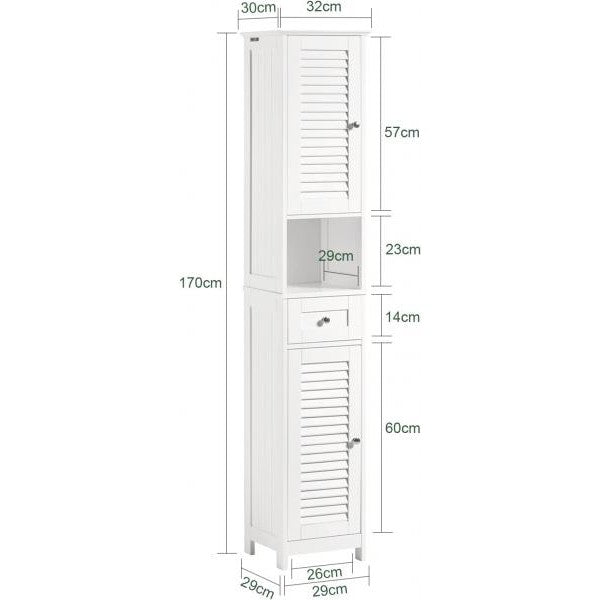 mobiletto alto per il bagno | mobiletto del bagno | mensola bagno bianca 