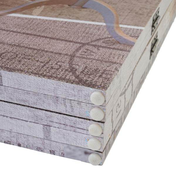 Foto-Paravent Vintage, Raumteiler Trennwand, Glitzer Retro Fashion FSC-zertifiziert ~ 180x200cm - Palo24