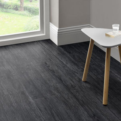 Vinyl Laminat Valona selbstklebend rutschfest 3,92 qm Night Oak