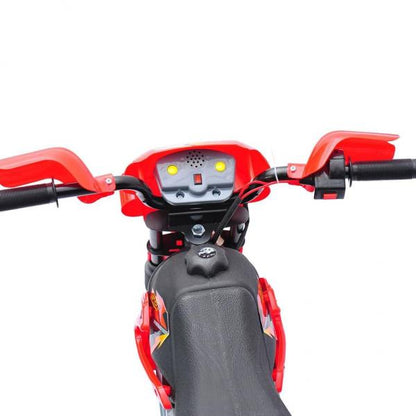 Elektromotorrad für Kinder | PP | 102 x 53 x 66 cm | Rot, Schwarz