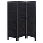 Paravent HWC-G30, Trennwand Sichtschutz Raumteiler, Shabby-Look 170x120cm ~ anthrazit - Palo24