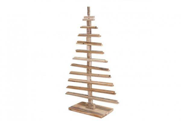 Deko-Weihnachtsbaum 3D-Christbaum Weihnachtsdekoration, Shabby-Look Tannenholz verstellbar - Palo24