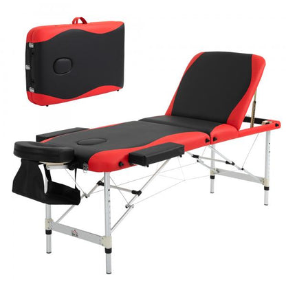 Table de massage réglable table de massage aluminium plastique 215 cm x 60 cm x 84 cm