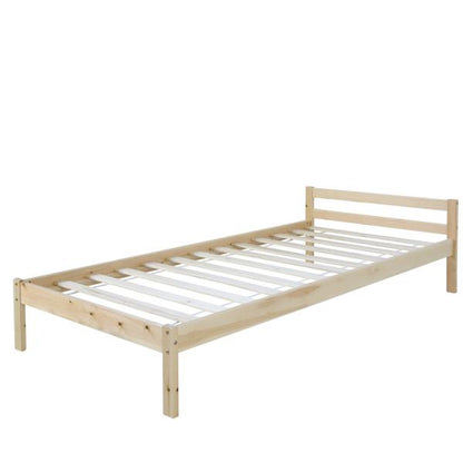 Holzbett Jugenbett Kinderbett 90x200 natur Bett Tagesbett Einzelbett Bettgestell