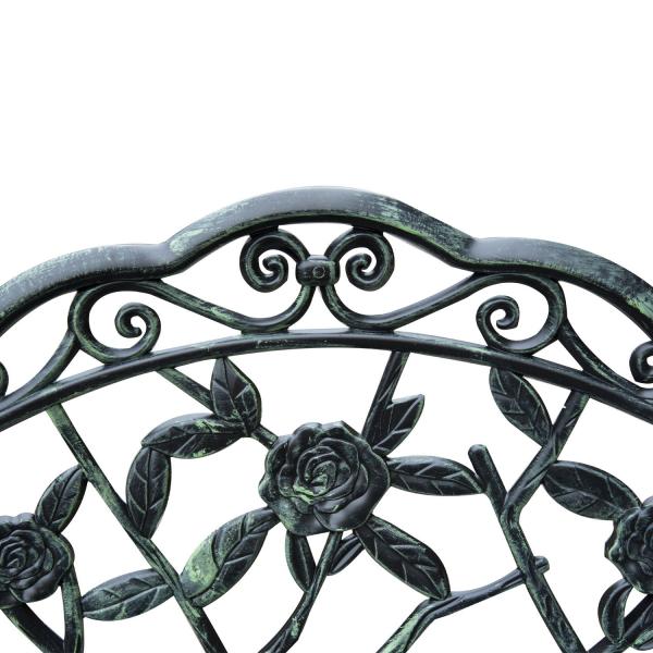 Gartenbank Parkbank Sitzbank Bank Gartenmöbel 2-Sitzer Metall - Palo24