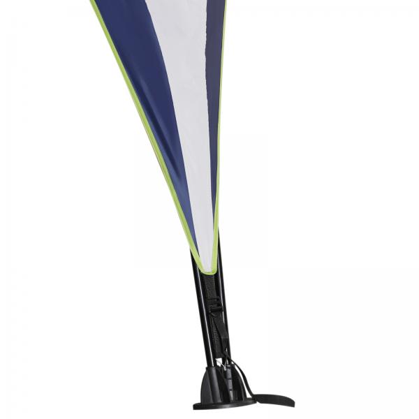 Garten Pavillon Pergola Partyzelt Sonnenschutz wetterfest Cremeweiss Blau - Palo24