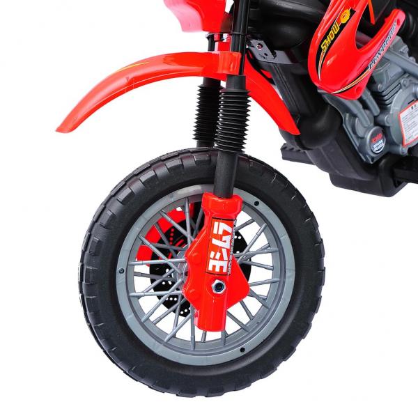 Elektromotorrad für Kinder | PP | 102 x 53 x 66 cm | Rot, Schwarz