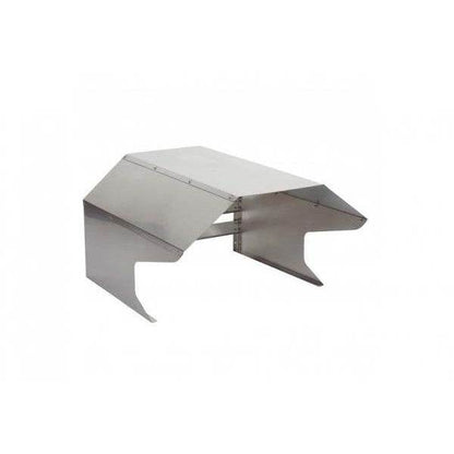 Mähroboter-Garage HWC-L43, Dach Unterstand für Rasenmäher, Metall 40x59x69cm ~ Edelstahl - Palo24