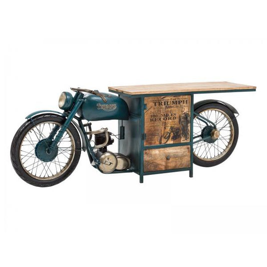 Waschtisch Bartisch Triumph Motorrad Vintage Unikat