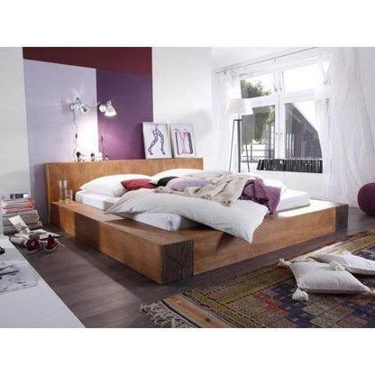 Holzbett Dunas aus Mangoholz 180x200 cm - Palo24