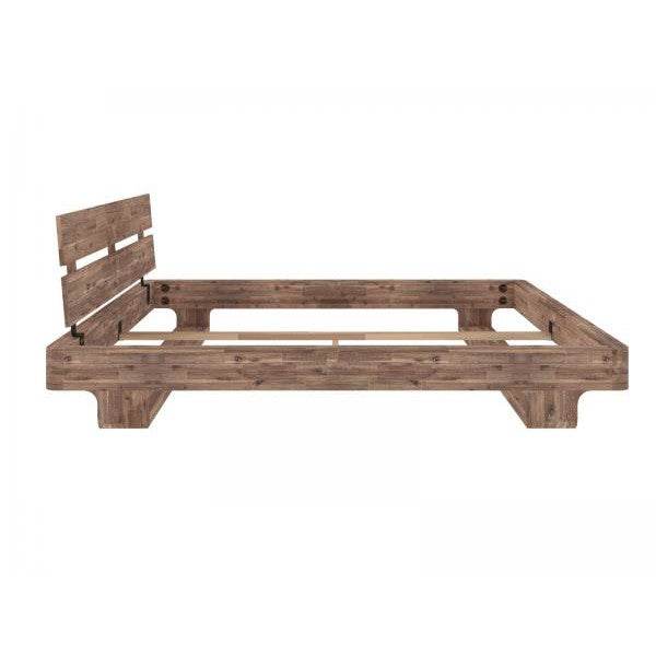 Holzbett Madras Akazie gebürstet 140x200 cm - Palo24