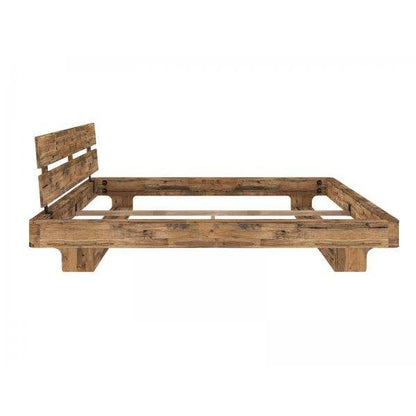 Holzbett Madras aus recycelten Pinienholz 180x200 cm - Palo24