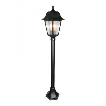 Lampe d'extérieur Keighley E27 métal plastique noir