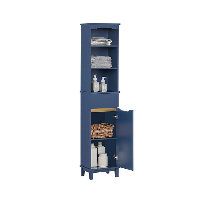 Hochschrank | Badschrank | Badregal | Blau | BZR112-B