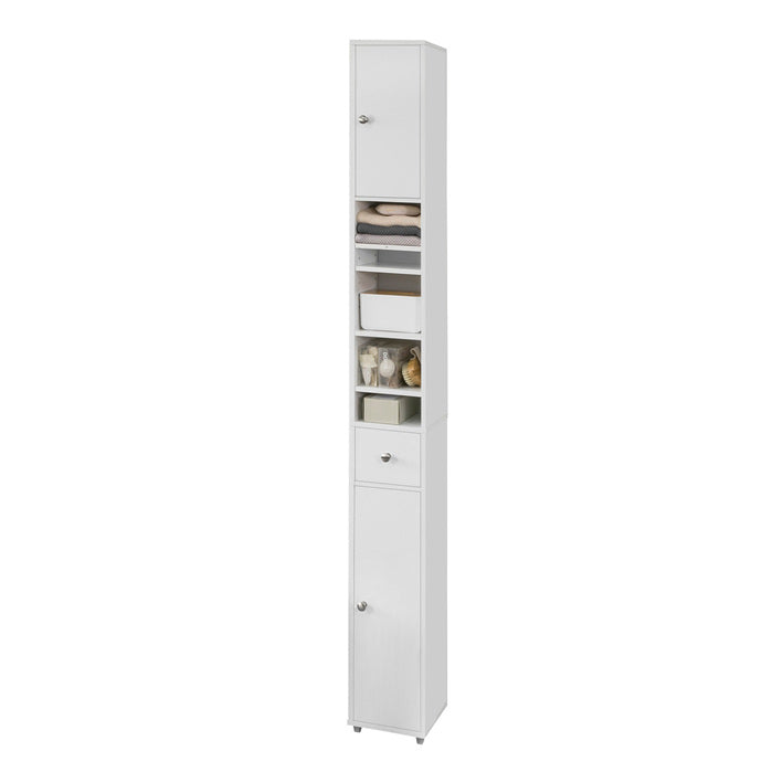 Bad Hochschrank | Badschrank | Badregal Weiss BZR34-W