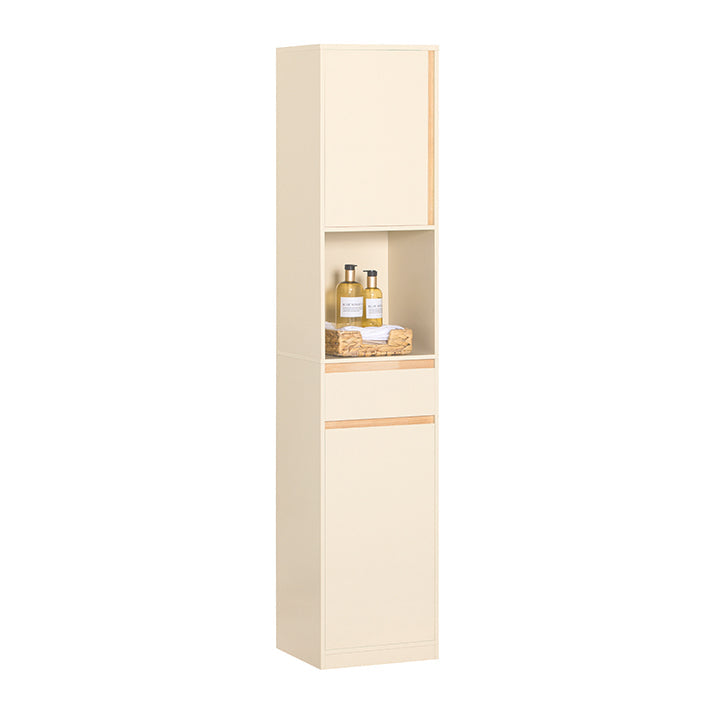 Bad Hochschrank | Badschrank | Badregal | Badmöbel Beige | BZR80-MI