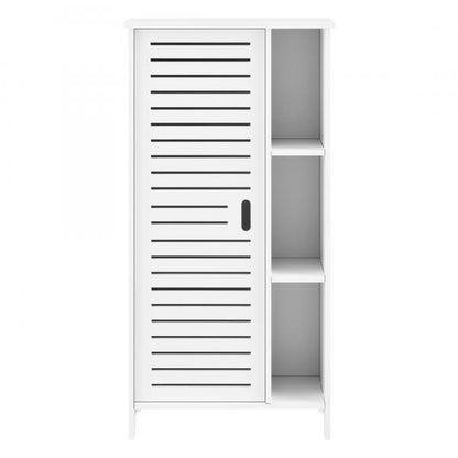 Badezimmerschrank Vansbro 96x48x24 cm WPC Weiss