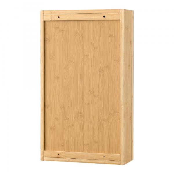 Armoire à glace Ikorfat 60,5 x 35 x 14 cm bambou naturel