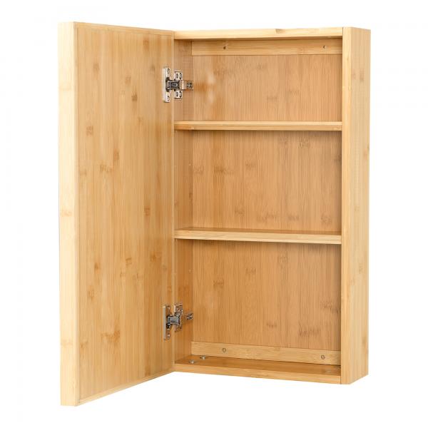 Armoire à glace Ikorfat 60,5 x 35 x 14 cm bambou naturel