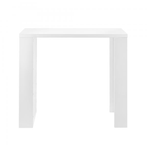 Tavolo da bar Bonn 117 x 57 x 106,5 cm con 3 scomparti Bianco