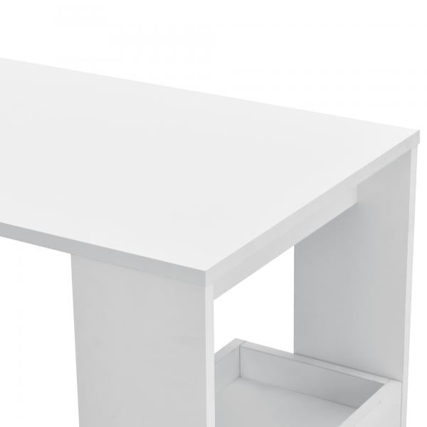 Tavolo da bar Bromölla 120x45x106 cm Bianco