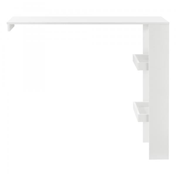 Tavolo da bar Bromölla 120x45x106 cm Bianco