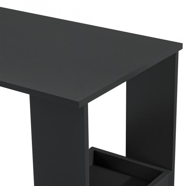 Tavolo da bar Sölvesborg 120x45x106cm per montaggio a parete Nero