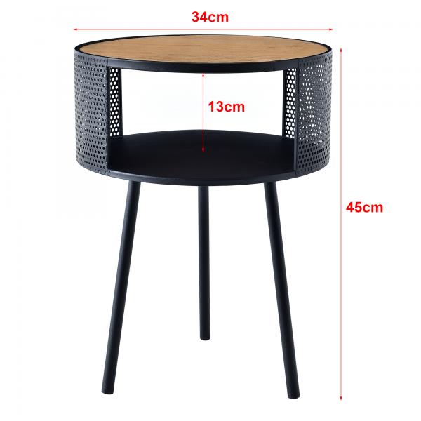 Table d'appoint Bjørnsund d'environ 34 cm de large