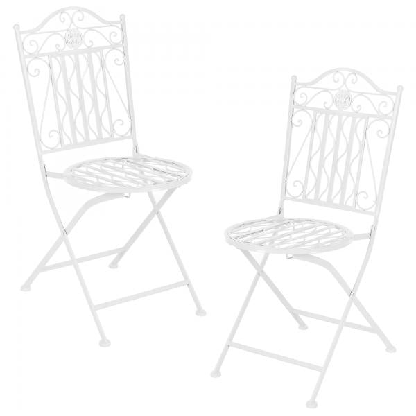 Bistro Set Biella 3-tlg. Weiss