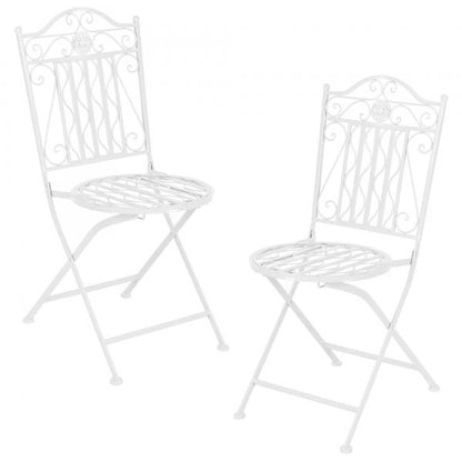 Bistro Set Biella 3-tlg. Weiss