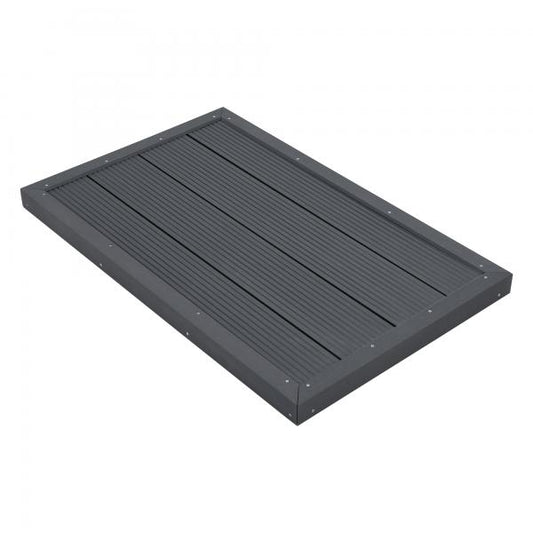 WPC Bodenplatte Nürtingen für Solardusche 101x63x5,5cm