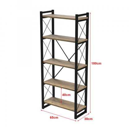 Standregal Skørping mit 5 Ablagen 180x65x30 cm