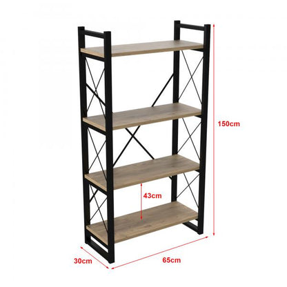 Standregal Skørping mit 4 Ablagen 150x65x30 cm